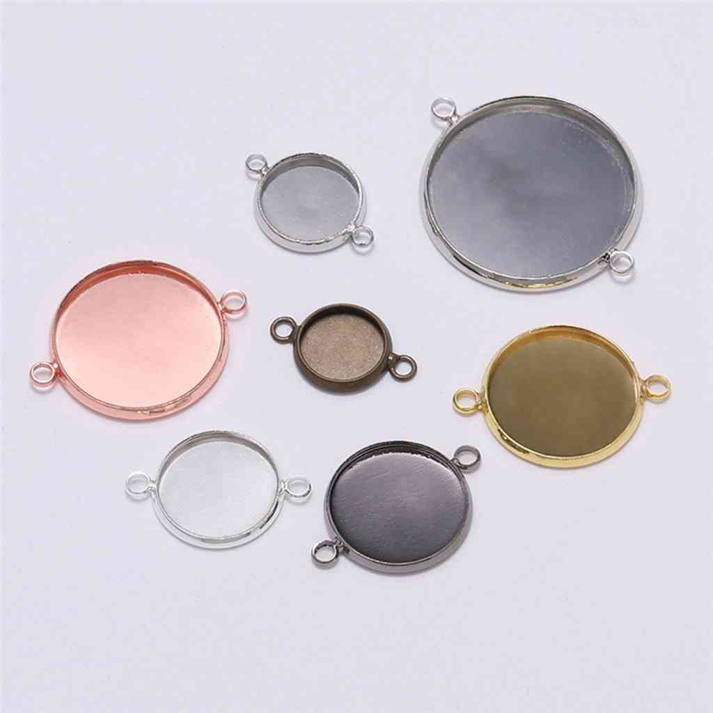 10-20Pcs/Lot 10-25mm Cabochon Tray Bezels Bracelet DIY Accessories Blank Charms Pendant Setting Base For Jewelry Making
10-20Pcs/Lot 10-25mm Cabochon Tray Bezels Bracelet DIY Accessories Blank Charms Pendant Setting Base For Jewelry Making