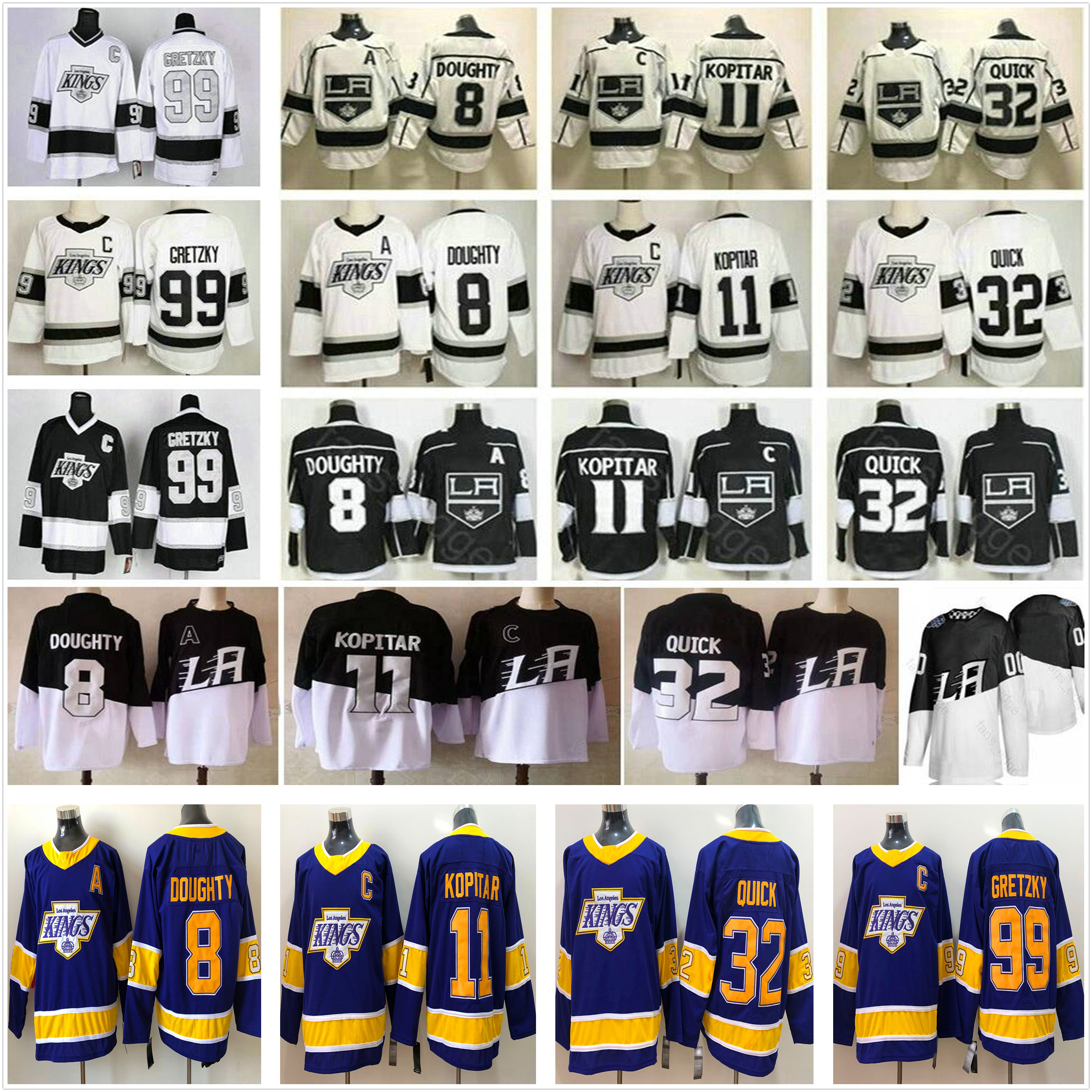 2021 Reverse Retro Los Angeles Kings Hockey Jerseys 8 Drew Doughty 11 Anze Kopitar 32 Jonathan Quick 99 Wayne Gretzky Men Woman Kids Stadium Series Shirt, Black men size s-xxxl 
2021 Reverse Retro Los Angeles Kings Hockey Jerseys 8 Drew Doughty 11 Anze Kopitar 32 Jonathan Quick 99 Wayne Gretzky Men Woman Kids Stadium Series Shirt, Black men size s-xxxl