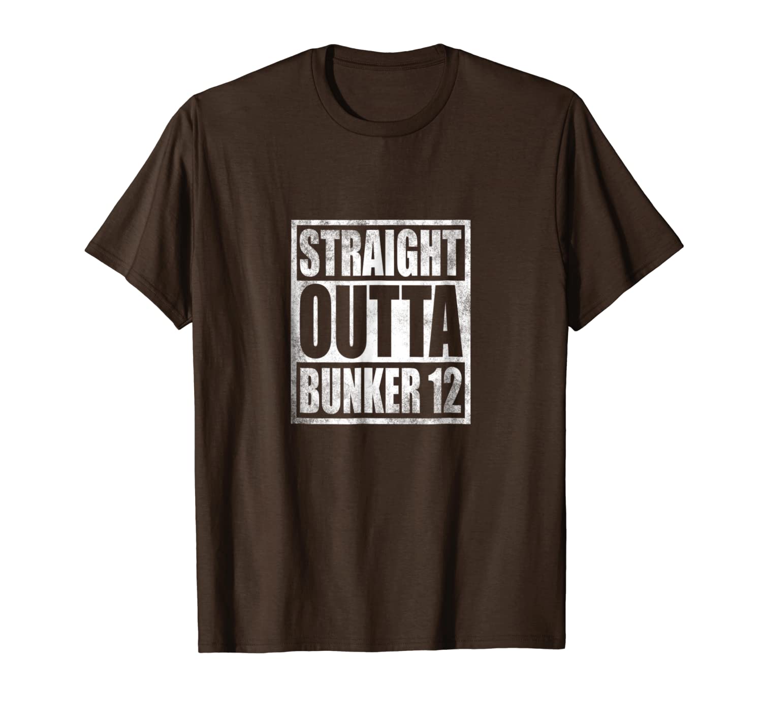 straight outta bunker 12, White;black
