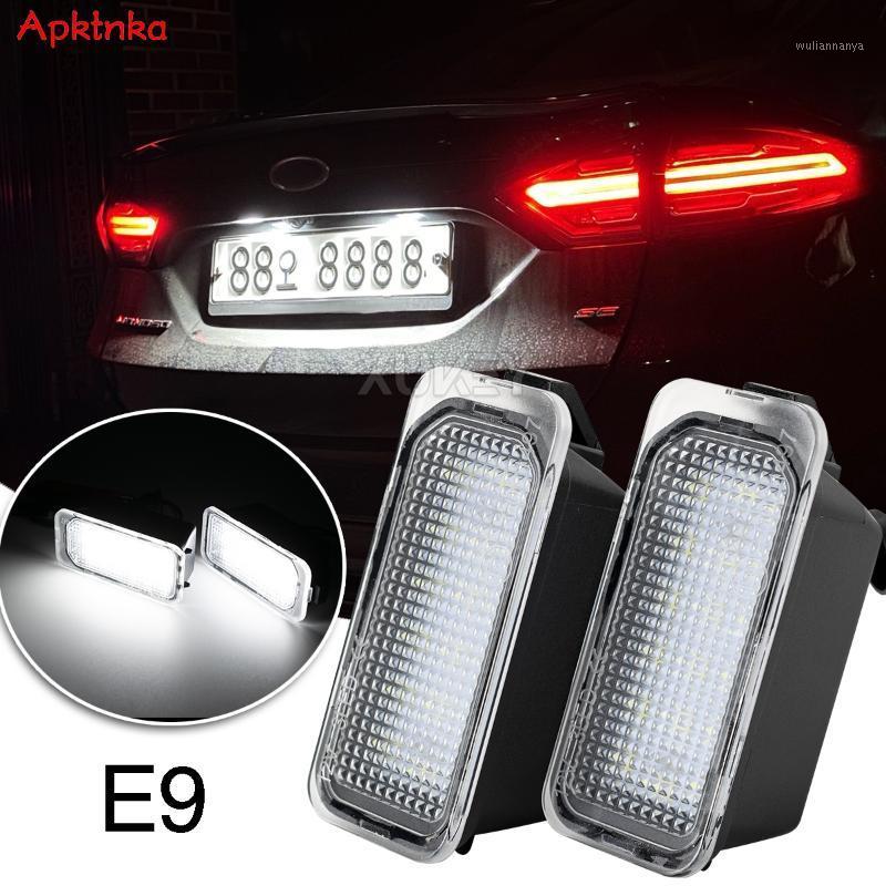 Emergency Lights Pair LED Number License Plate Light Module Lamp For Focus 5D 2 3 Fiesta 6 Ecosport Galaxy Kuga B-Max S C Max Mon