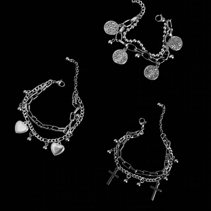 Link, Chain Bohemian Charm Bracelets For Women Coin Cross Pendant Bracelet Set Geometric Beads Layered Hand Jewelry, Black
Link, Chain Bohemian Charm Bracelets For Women Coin Cross Pendant Bracelet Set Geometric Beads Layered Hand Jewelry, Black