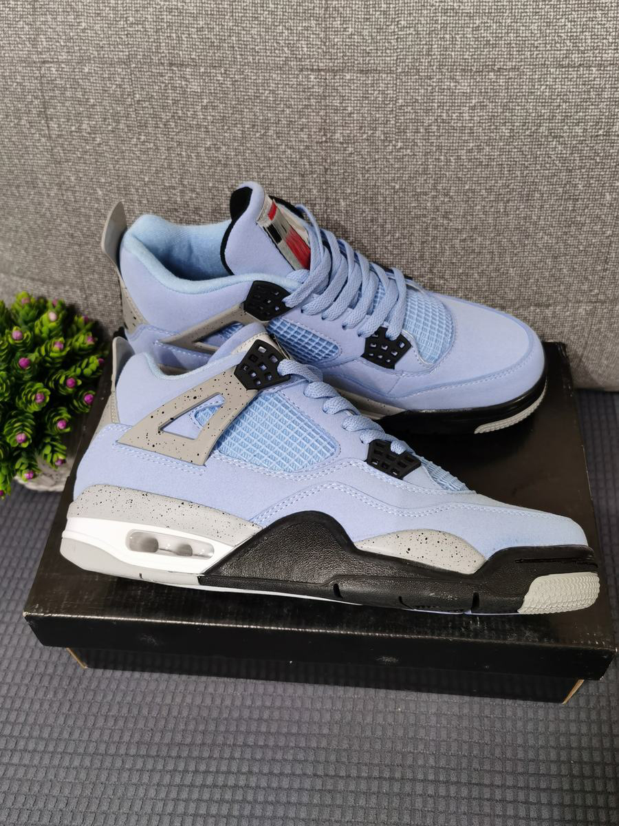 2021 4 University Blue Basketball Shoes Men Women Grey White Black University Blue 4s Sports Sneaker
2021 4 University Blue Basketball Shoes Men Women Grey White Black University Blue 4s Sports Sneaker