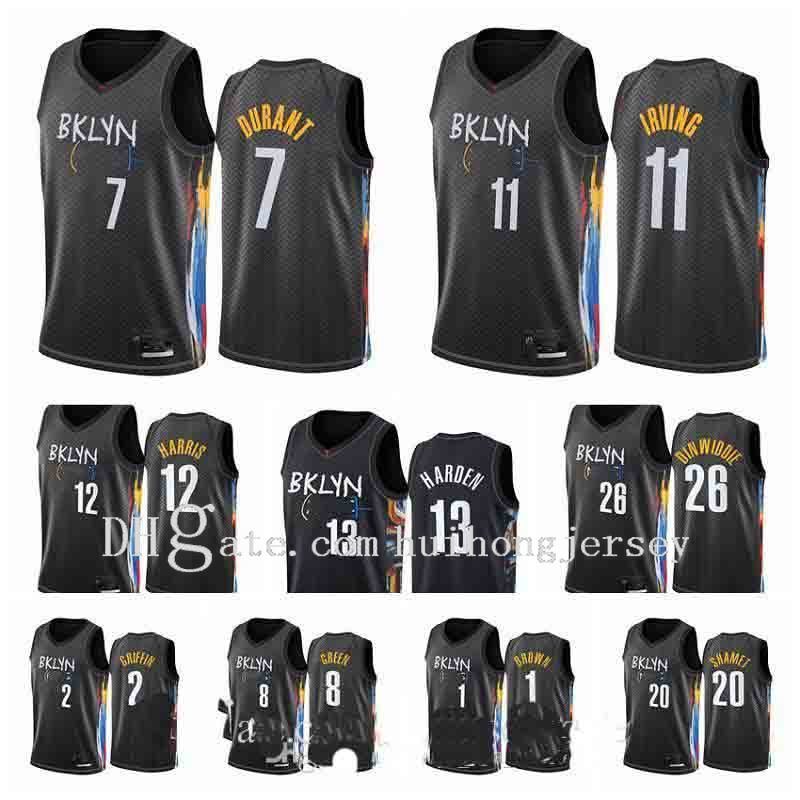 2020-21 Black City Basketball Jerseys BrooklynNetsMen James Harden Kevin Durant Kyrie Irving Blake Griffin Joe Harris Andre Roberson Jersey, Color14
2020-21 Black City Basketball Jerseys BrooklynNetsMen James Harden Kevin Durant Kyrie Irving Blake Griffin Joe Harris Andre Roberson Jersey, Color14
