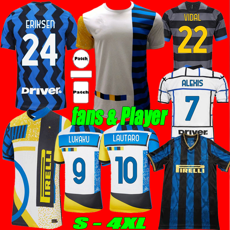 fans Player version 2021 INTER BARELLA soccer jersey MILAN LUKAKU VIDAL LAUTARO ERIKSEN ALEXIS 20 21 DE VRIJ HAKIMI football shirt, Multi
fans Player version 2021 INTER BARELLA soccer jersey MILAN LUKAKU VIDAL LAUTARO ERIKSEN ALEXIS 20 21 DE VRIJ HAKIMI football shirt, Multi