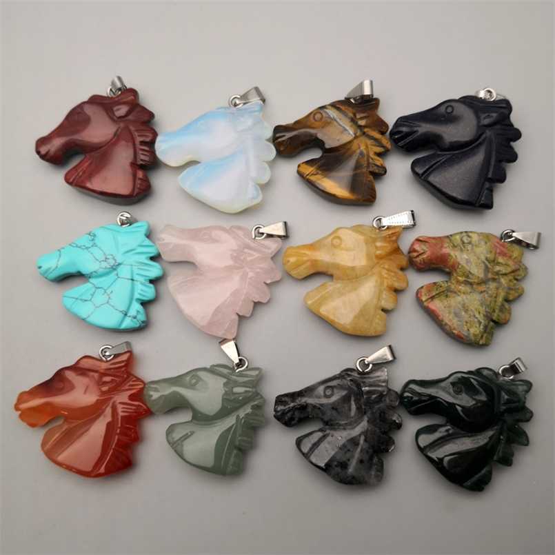 fashion natural stone Horse head mixed Pendants & necklaces for making Jewelry charm Animal Good quality 12pcs/lot wholesale 211014, Bronze;silver
fashion natural stone Horse head mixed Pendants & necklaces for making Jewelry charm Animal Good quality 12pcs/lot wholesale 211014, Bronze;silver