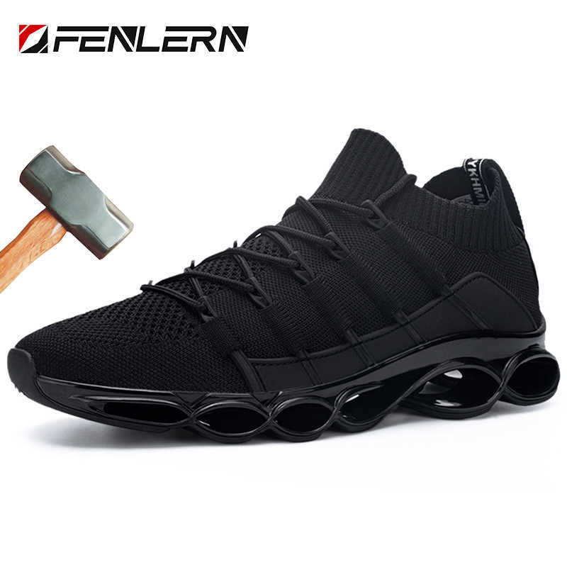 Fenlern Slip Resistant Safety Shoes Men Anti Smashing Indestructible Wide Steel Toe Boot Women Breathable Shock Work Sneaker, Black red
Fenlern Slip Resistant Safety Shoes Men Anti Smashing Indestructible Wide Steel Toe Boot Women Breathable Shock Work Sneaker, Black red