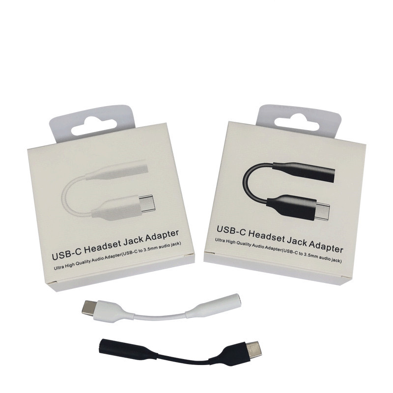 Type-C USB-C male to 3.5mm Earphone cable Adapter AUX audio female Jack for Samsung note 10 20 plus