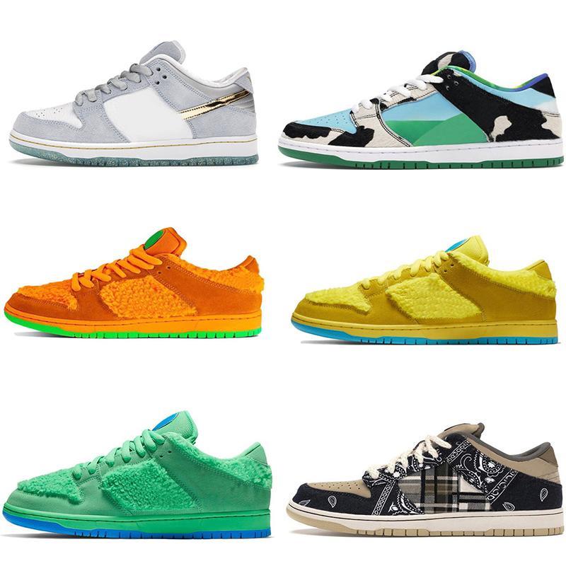 2021 2020 Release Authentic Sean Cliver Dunk Travis Scott SB StrangeLove Chunky Dunky Bears Men Outdoor Shoes Low Skateboard Sports Sneakers
2021 2020 Release Authentic Sean Cliver Dunk Travis Scott SB StrangeLove Chunky Dunky Bears Men Outdoor Shoes Low Skateboard Sports Sneakers