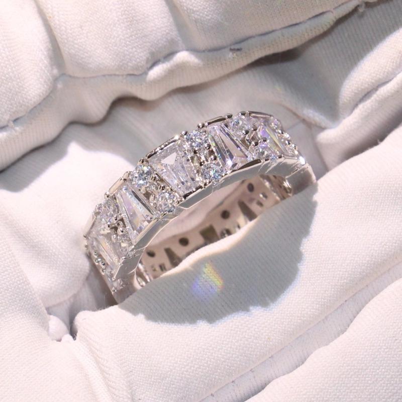 Cluster Rings Choucong Sparkling Cute Infinity Luxury Jewelry 925 Sterling Silver T Princess Cut 5A Cubic Zirconia CZ Wedding Band Ring Gift
Cluster Rings Choucong Sparkling Cute Infinity Luxury Jewelry 925 Sterling Silver T Princess Cut 5A Cubic Zirconia CZ Wedding Band Ring Gift