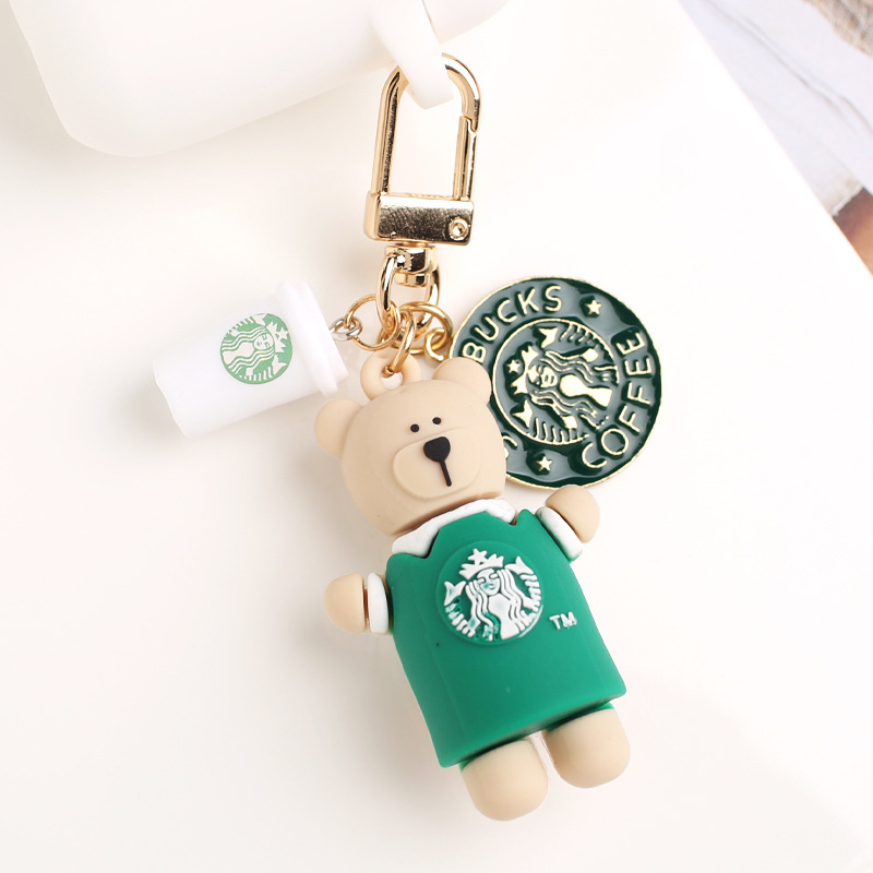 Party Gift Starbucks Bear Keychain Headphone Protective Case Jewelry Alloy Metal Pendant Wholesale
Party Gift Starbucks Bear Keychain Headphone Protective Case Jewelry Alloy Metal Pendant Wholesale