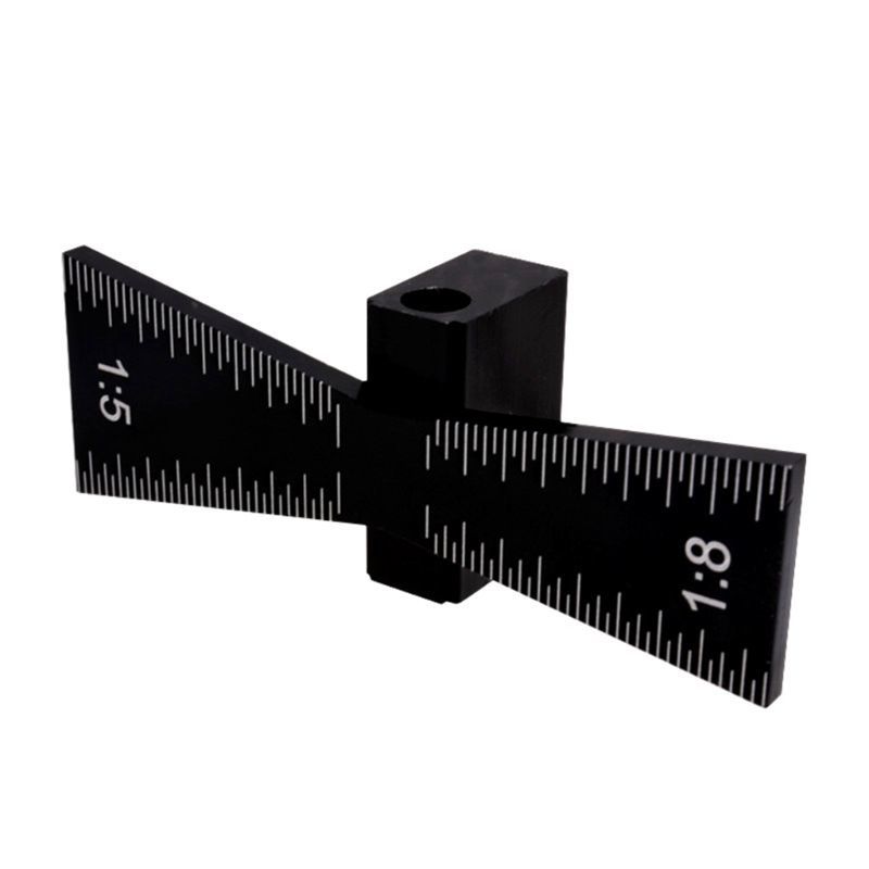 Swallow cake Marker Aluminium Hand Cut Wood Adjustment Meter Guide Tool With Scale Template Size 1: 5 And 1: 8 40JA