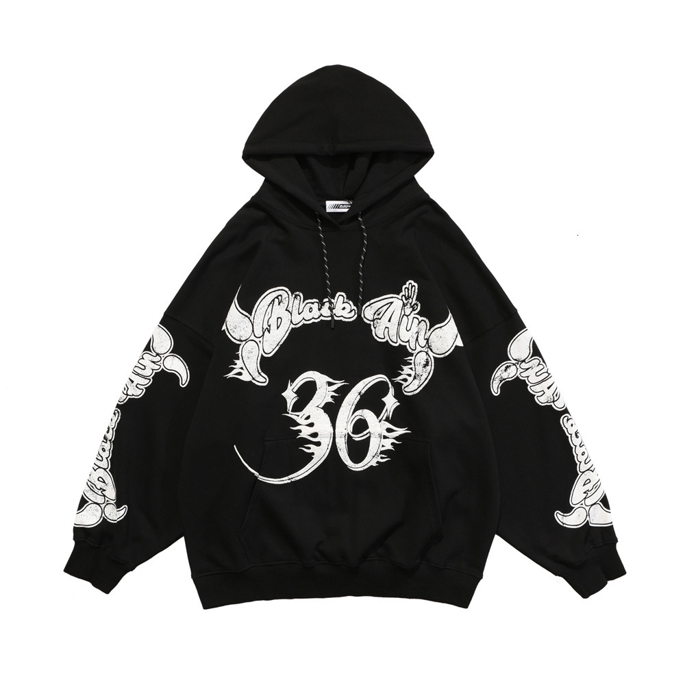 Sweatshirts Fashion brand letter printed Hooded Sweater mens street trend loose long sleeve top style sports Hoodie, Black
Sweatshirts Fashion brand letter printed Hooded Sweater mens street trend loose long sleeve top style sports Hoodie, Black