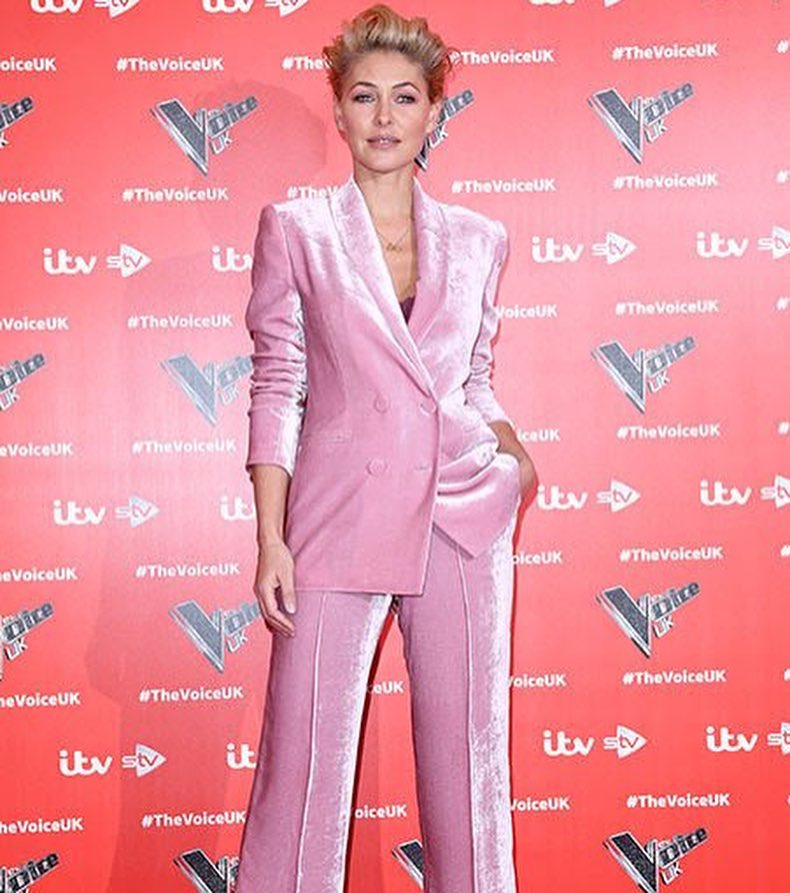 Velvet Fashion Pink Blazer Suits 2 Pieces Long Sleeve Double Breasted Pants Outfits Evening Party Wedding Formal Wear
