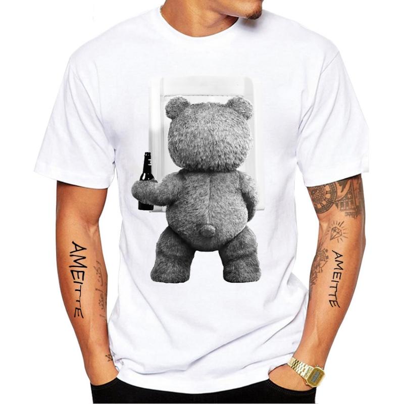 Men' T-Shirts Beer Drunk Teddy Bear Pissing Print T-Shirt Summer Men Short Sleeve Hip Hop White Casual Tops Funny Cartoon Design Boy Tees, Z14254
Men' T-Shirts Beer Drunk Teddy Bear Pissing Print T-Shirt Summer Men Short Sleeve Hip Hop White Casual Tops Funny Cartoon Design Boy Tees, Z14254