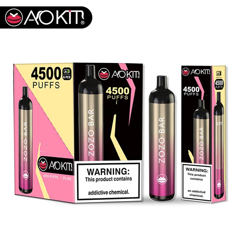 Authentic AOKIT ZOZO BAR E-cigarettes Disposable Pod Device 4500puffs 15.8ml kit Vape 11 options 2200mAh Stick Pen Portable free freight
Authentic AOKIT ZOZO BAR E-cigarettes Disposable Pod Device 4500puffs 15.8ml kit Vape 11 options 2200mAh Stick Pen Portable free freight