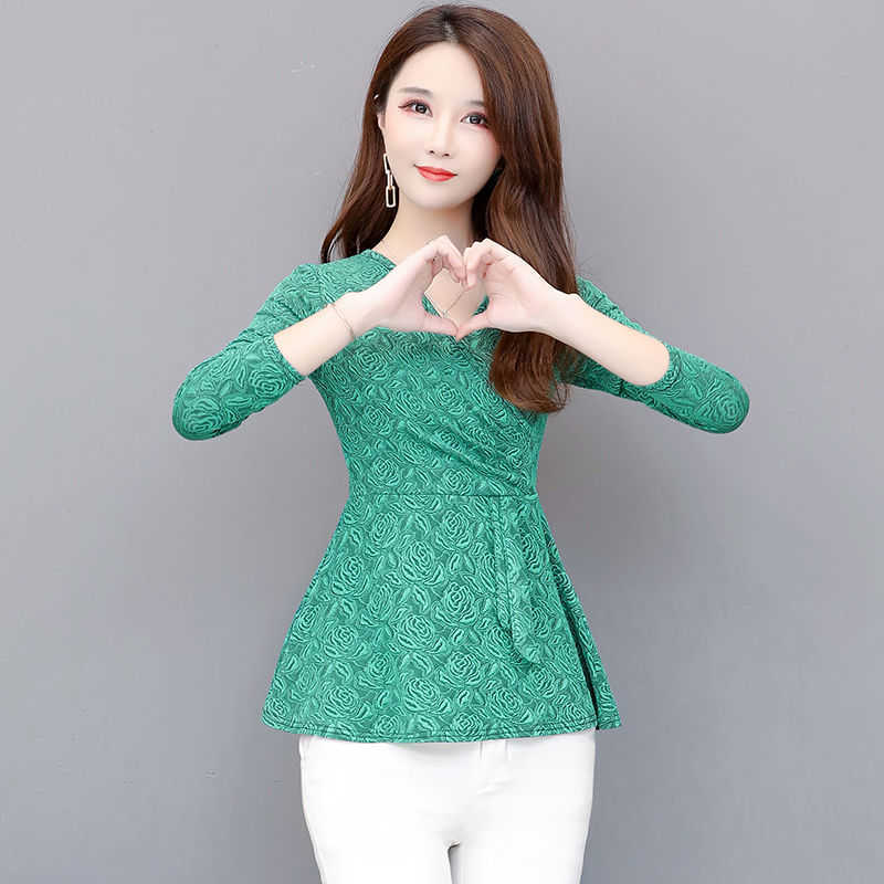 Women Spring Autumn Style Lace Blouses Shirts Lady Casual Long Sleeve V-Neck Warp Slim Blusas Tops DF2877 210609, Black
Women Spring Autumn Style Lace Blouses Shirts Lady Casual Long Sleeve V-Neck Warp Slim Blusas Tops DF2877 210609, Black