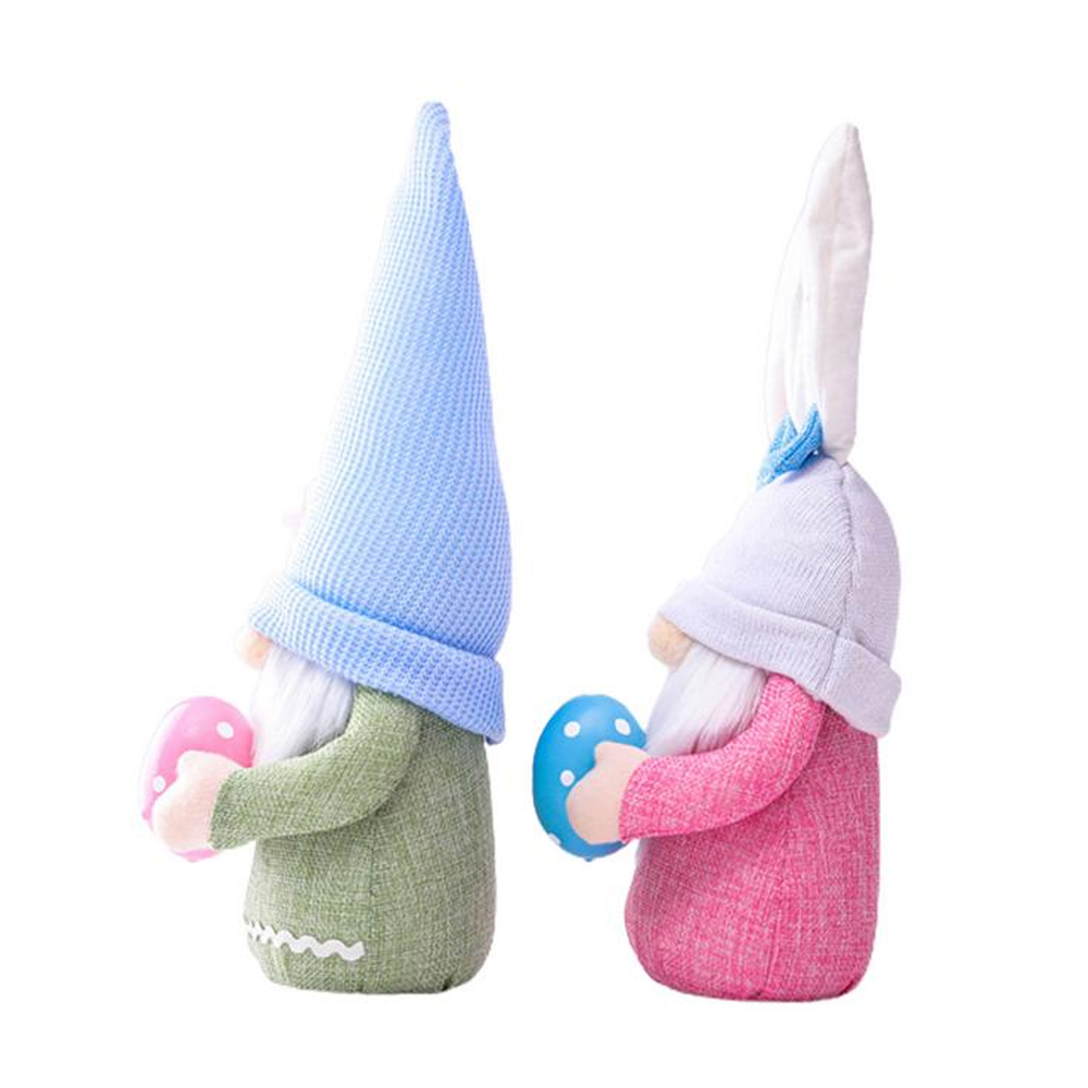 Easter Pink Ear Bunny Dwarf Gnome Doll Fairy Doll Decoration Home Family Party Decoration Children'S Toys