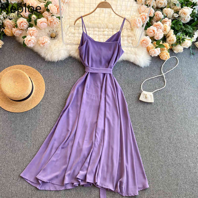 Neploe Maxi Dresses for Women Sexy Lady Off Shoulder Lace Up Vestidos Single Breasted Big Swing Slim Fit Elegant Dress 94819 210422