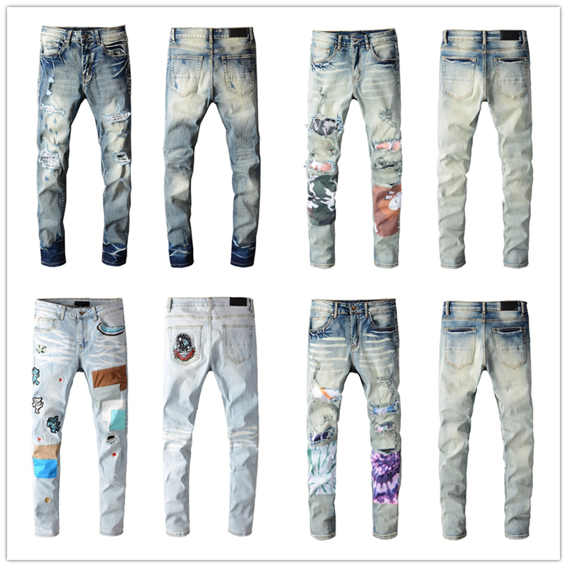 Mens Fashion Skinny Straight Slim Ripped jean men street wear Motorcycle Biker man pants 688 jeans size 28-40, Blue
Mens Fashion Skinny Straight Slim Ripped jean men street wear Motorcycle Biker man pants 688 jeans size 28-40, Blue