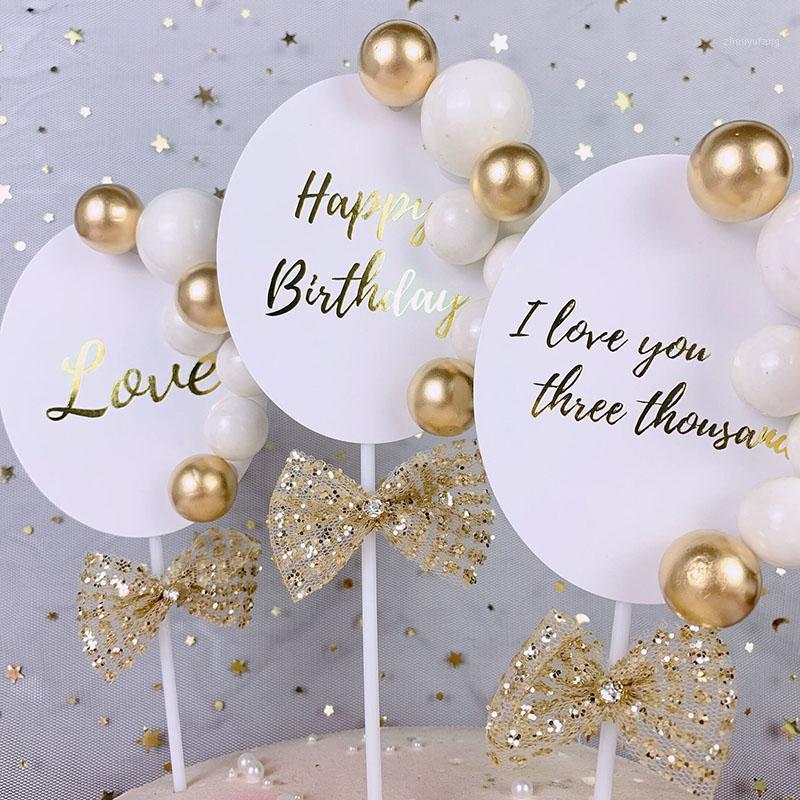 Other Festive & Party Supplies 1pc Glitter Gold Bead Ball Cake Topper Happy Birthday Cupcake Toppers For Wedding Decor Baby Shower
Other Festive & Party Supplies 1pc Glitter Gold Bead Ball Cake Topper Happy Birthday Cupcake Toppers For Wedding Decor Baby Shower