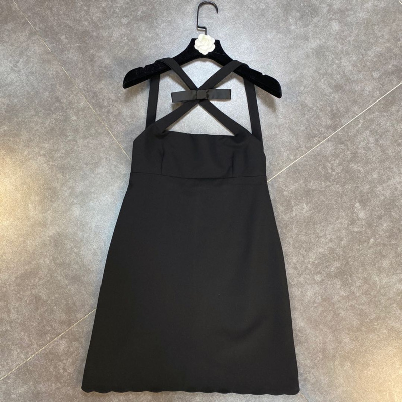 Spring Arrivals Black Cross Bow Waist Dark Little Women Temperament Loose Fashion A-line Dress MZ786 210525
Spring Arrivals Black Cross Bow Waist Dark Little Women Temperament Loose Fashion A-line Dress MZ786 210525