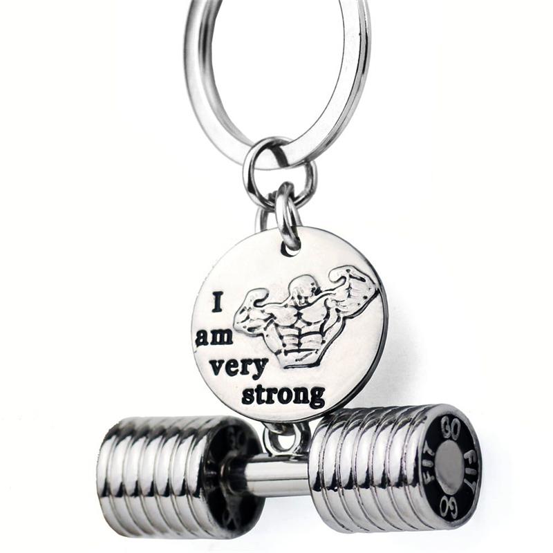 Keychains Strong Keychain Fitness Workout Dumbbell Bodybuilding Muscle Key Ring Coin Dangle For Male Hip Hop Jewelry Gym Mothers Day Gifts
Keychains Strong Keychain Fitness Workout Dumbbell Bodybuilding Muscle Key Ring Coin Dangle For Male Hip Hop Jewelry Gym Mothers Day Gifts