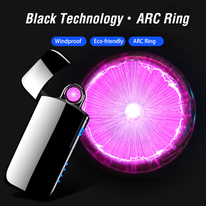 New 360 Degree USB Eectric Turbo ighter Spinning Pasma Arc Cigarette ighter Windproof Eectronic Pused ighter Mens Gifts
New 360 Degree USB Eectric Turbo ighter Spinning Pasma Arc Cigarette ighter Windproof Eectronic Pused ighter Mens Gifts