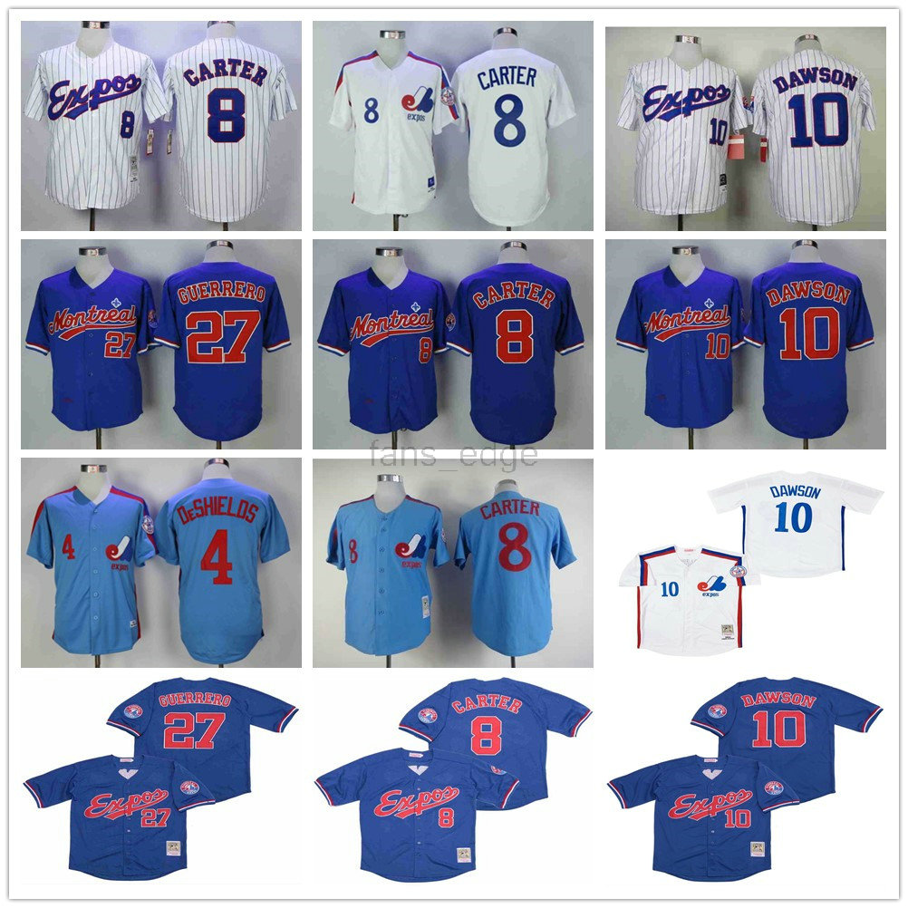 Montreal Expos Jersey 27 Vladimir Guerrero 8 Gary Carter 10 Andre Dawson 4 Delino DeShields Breathable Pure Cotton Stitched Team High Quality, As picture
Montreal Expos Jersey 27 Vladimir Guerrero 8 Gary Carter 10 Andre Dawson 4 Delino DeShields Breathable Pure Cotton Stitched Team High Quality, As picture