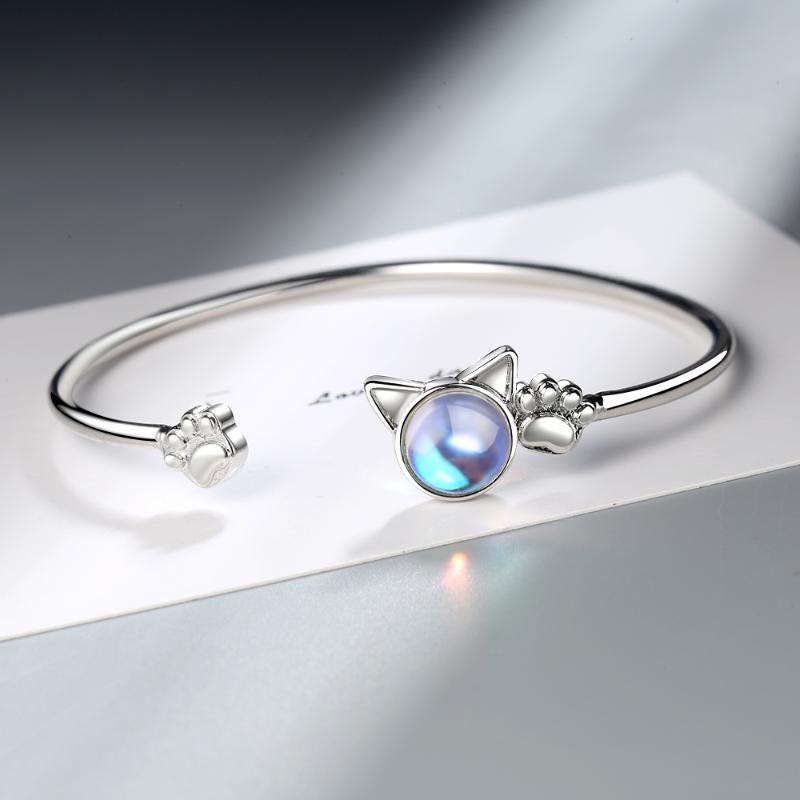 Korean Version Of Sweet Kitty Cat Bracelet Cute Adjustable Artificial Moonstone Bangle
Korean Version Of Sweet Kitty Cat Bracelet Cute Adjustable Artificial Moonstone Bangle