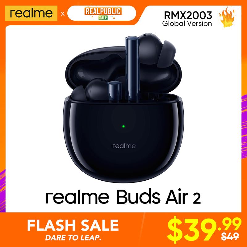 Headphones & Earphones Realme Buds Air 2 - ANC Wireless Earphone 25h Playback 88ms Super Low Latency Game Music Sports Bluetooth Real Stock
Headphones & Earphones Realme Buds Air 2 - ANC Wireless Earphone 25h Playback 88ms Super Low Latency Game Music Sports Bluetooth Real Stock