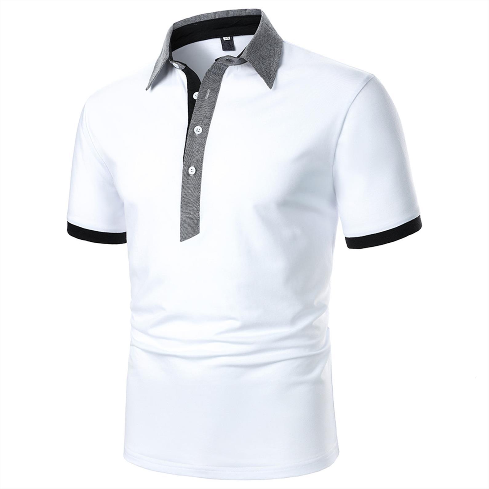 camisas office shirts spring mens polos and summer casual button short sleeved lapel shirt clothing top, White;black
camisas office shirts spring mens polos and summer casual button short sleeved lapel shirt clothing top, White;black