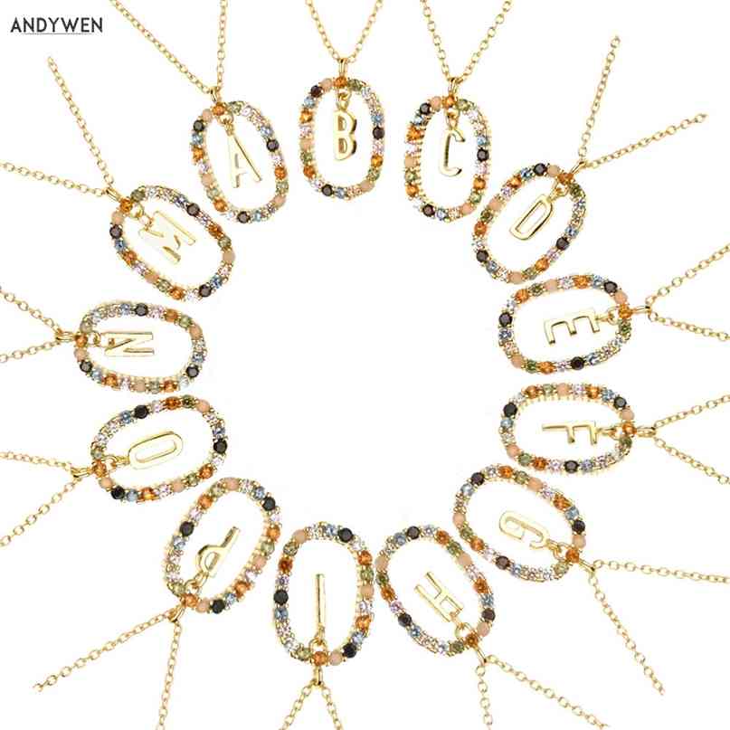 ANDYWEN 925 Sterling Silver Gold 26 Alphabet B J P Letters A M Initial Long Chain Necklace Summer Colorful Zircon Ovals Jewelry 210721
ANDYWEN 925 Sterling Silver Gold 26 Alphabet B J P Letters A M Initial Long Chain Necklace Summer Colorful Zircon Ovals Jewelry 210721