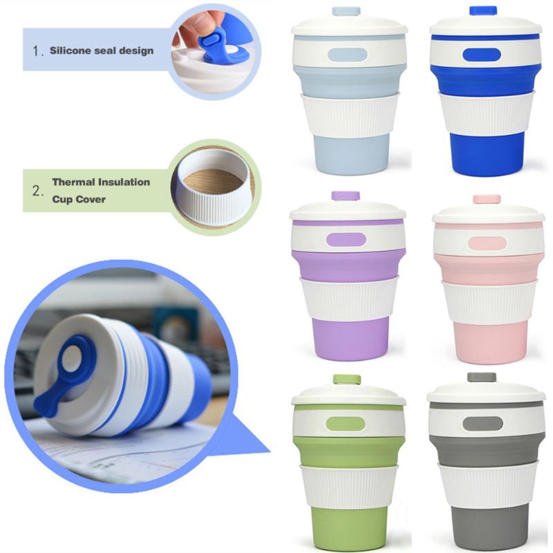 Cups & Saucers 350mL Foldable Silicone Travel Cup Portable Drinking Collapsible Coffee Multi-function Silica Mug
Cups & Saucers 350mL Foldable Silicone Travel Cup Portable Drinking Collapsible Coffee Multi-function Silica Mug