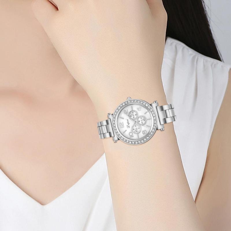 Women Watches Stainless Steel Exquisite Watch Rhinestone Luxury Casual Quartz Strap Wristwatch Wristwatches
Women Watches Stainless Steel Exquisite Watch Rhinestone Luxury Casual Quartz Strap Wristwatch Wristwatches