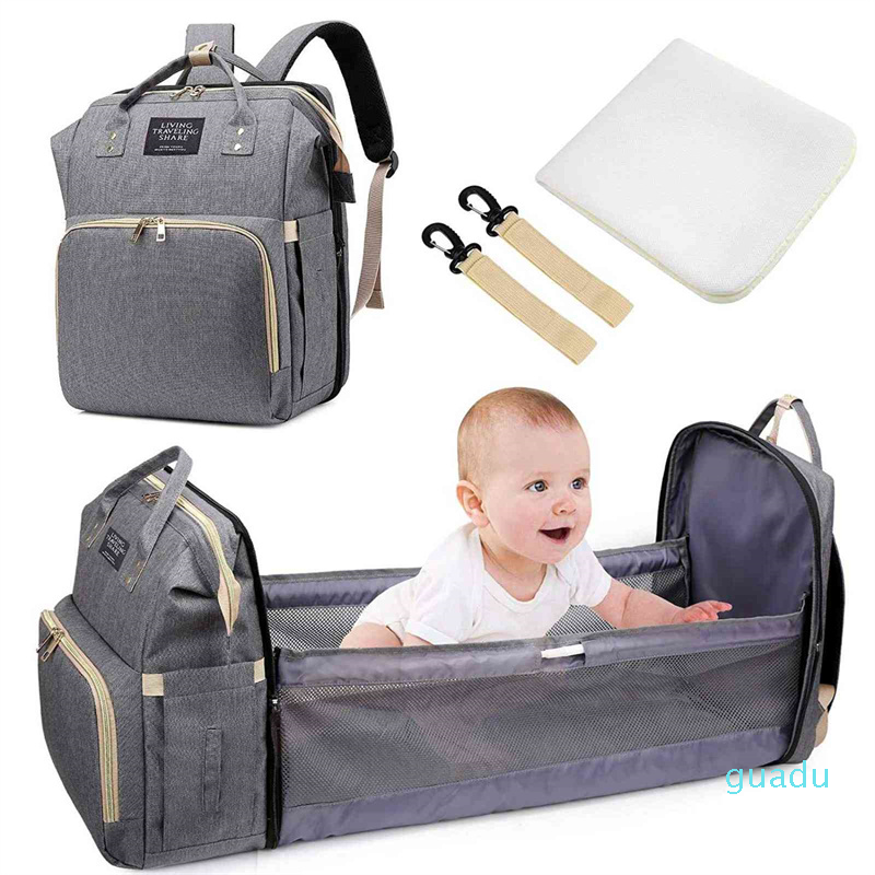 Portable Folding Baby Crib Mommy Bag, Multifunctional Backpack, Large-Capacity Mother and Baby Bag, Backpack H1026
Portable Folding Baby Crib Mommy Bag, Multifunctional Backpack, Large-Capacity Mother and Baby Bag, Backpack H1026