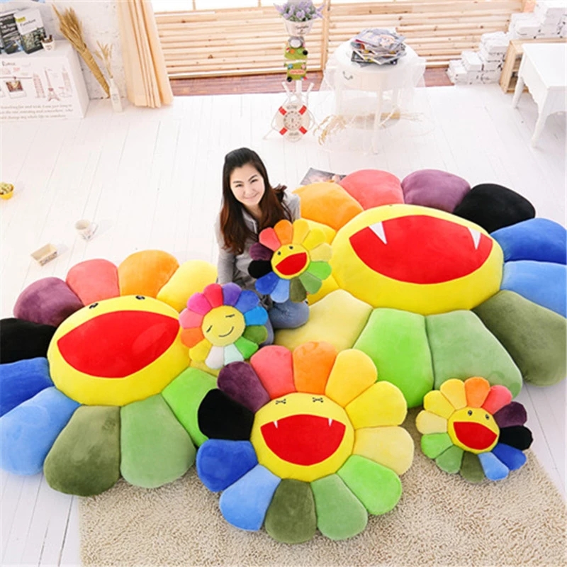 Kawaii Sunflower Toy Cushion Cartoon PP Cotton Stuffed Plush Sofa Cushions Sleeping Pillows Creative Dolls 3 Expression
Kawaii Sunflower Toy Cushion Cartoon PP Cotton Stuffed Plush Sofa Cushions Sleeping Pillows Creative Dolls 3 Expression