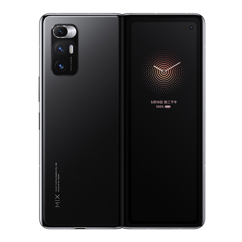 Original Xiaomi Mi Mix Fold 5G Mobile Phone 12GB RAM 256GB 512GB ROM Snapdragon 888 Android 8.01" Foldable Screen AMOLED 100MP AI 5020mAh NFC Fac