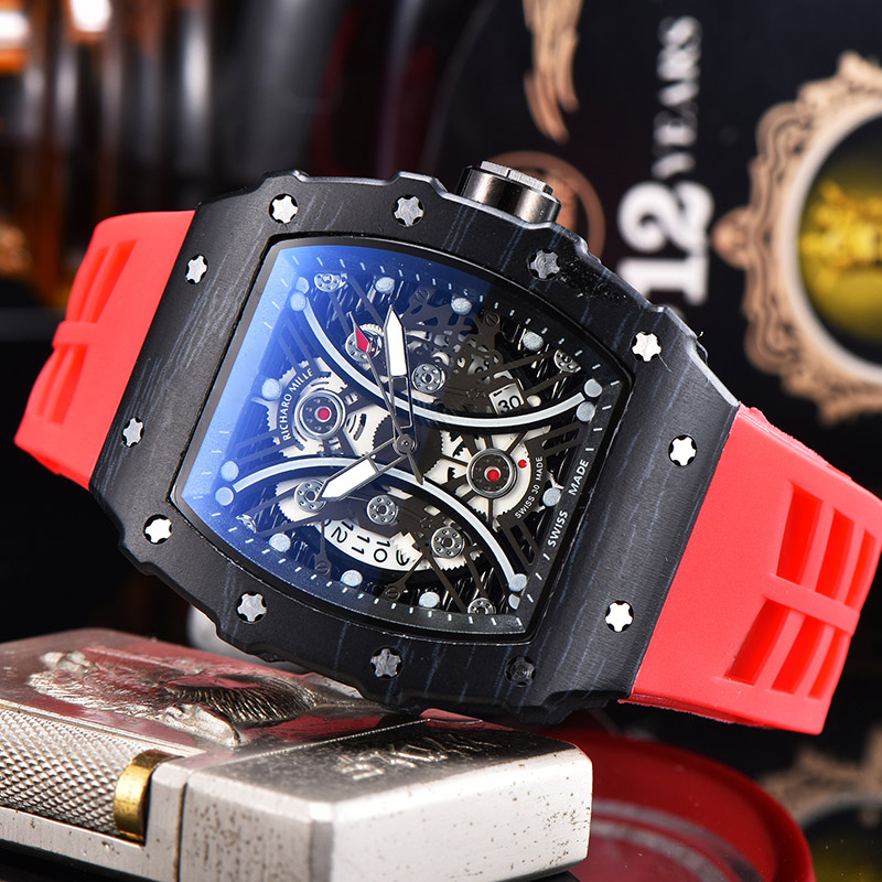 Top sell mens Watch high Quality Rubber Watchband fashion All Dial Work Wristwatch for Men Lifestyle Waterproof auto date Analog clock Quart, Slivery;brown
Top sell mens Watch high Quality Rubber Watchband fashion All Dial Work Wristwatch for Men Lifestyle Waterproof auto date Analog clock Quart, Slivery;brown