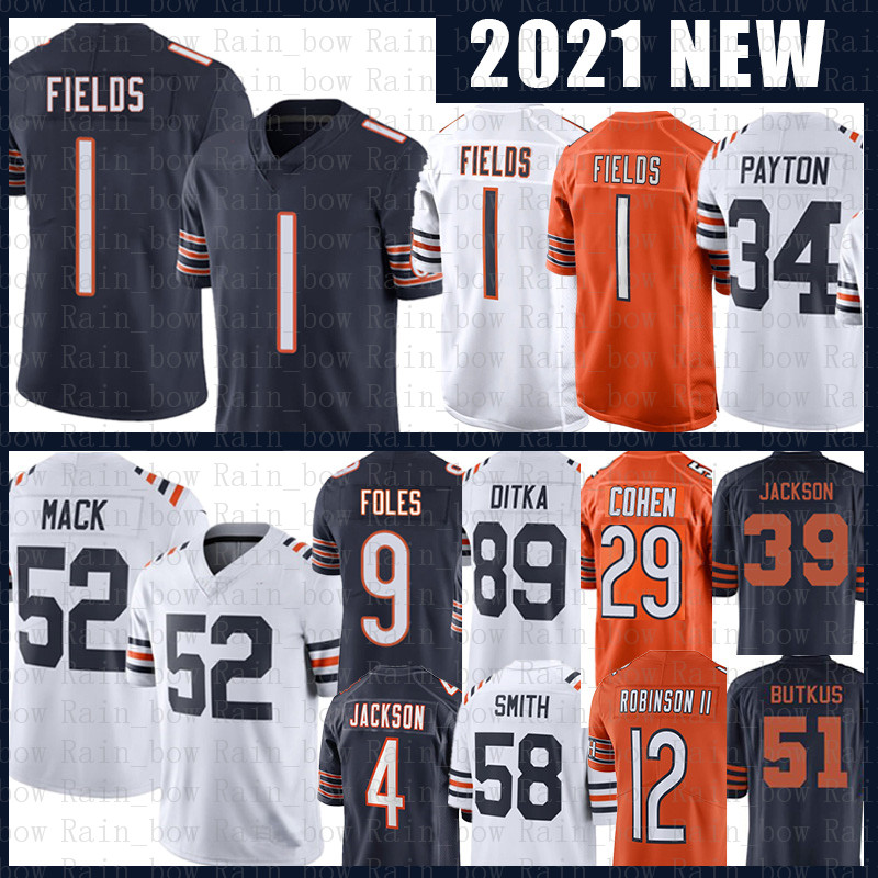 Chicago 1 Justin Fields Bears Football Jersey 52 Khalil Mack Nick Foles Walter Payton Eddie Jackson David Montgomery Ditka Butkus Darnell Mooney Roquan Smith Sayers, Youth size s-xl(xiongdui)
Chicago 1 Justin Fields Bears Football Jersey 52 Khalil Mack Nick Foles Walter Payton Eddie Jackson David Montgomery Ditka Butkus Darnell Mooney Roquan Smith Sayers, Youth size s-xl(xiongdui)