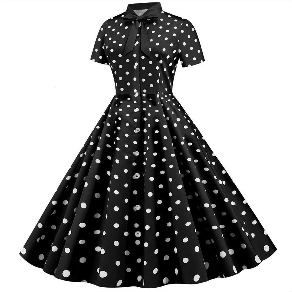 black polka dot elegant women dresses summer robe vintage knee length 50s 60s pinup party office buttons short sleeve vestidos, Black;gray
black polka dot elegant women dresses summer robe vintage knee length 50s 60s pinup party office buttons short sleeve vestidos, Black;gray