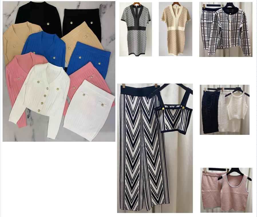Womens Two Piece Sets Casual Dresses Sweaters Skirt Short Long Sleeves Knitted Cloth Luxury Designer Clothes Causual Wear Knitting Clothing Six Different Design-66, Silical gel
Womens Two Piece Sets Casual Dresses Sweaters Skirt Short Long Sleeves Knitted Cloth Luxury Designer Clothes Causual Wear Knitting Clothing Six Different Design-66, Silical gel
