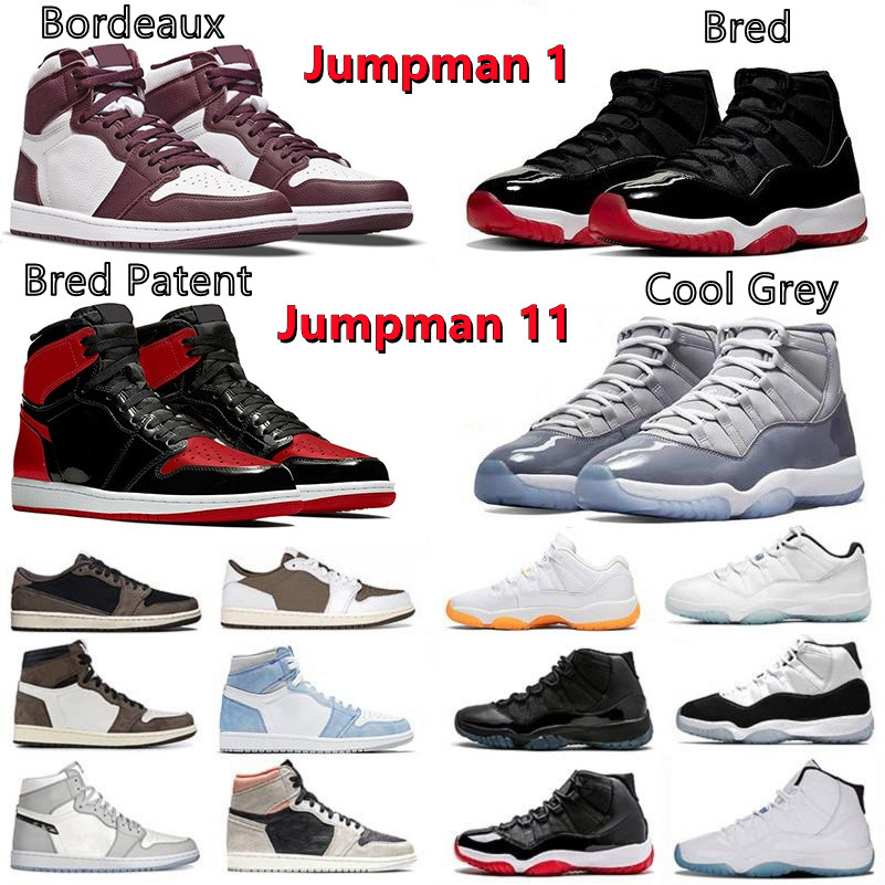 Bred Patent Jumpman 1 11 Cool Grey basketball Shoes Bordeaux TS Fragmen Chicago Dark Mocha 11s OG High Animal Legend Blue Bred Fearless men women sports sneakers 36-47
Bred Patent Jumpman 1 11 Cool Grey basketball Shoes Bordeaux TS Fragmen Chicago Dark Mocha 11s OG High Animal Legend Blue Bred Fearless men women sports sneakers 36-47