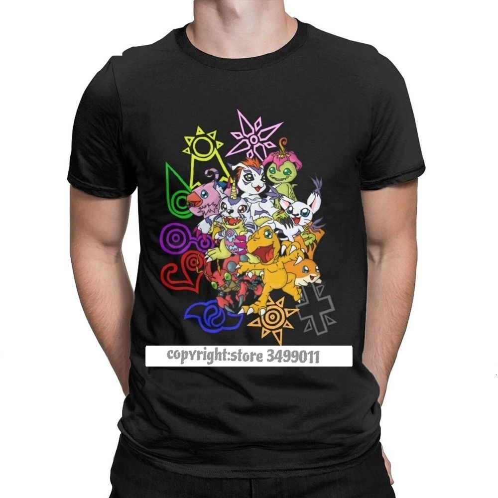 Men Digimon and Crests Novelty Cotton Tee Nostalgic Anime Tshirts o Neck Tops Adult Printed t Shirt, Black
Men Digimon and Crests Novelty Cotton Tee Nostalgic Anime Tshirts o Neck Tops Adult Printed t Shirt, Black