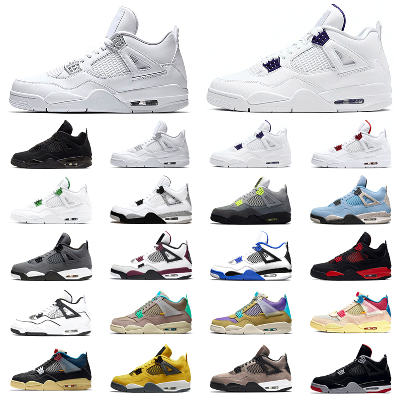 Jumpman 4s Basketball Shoes 4 Mens White Oreo Black Cat University Blue Taupe Haze Guava Ice OG Bred Fire Red Trainers Outdoor Sneakers Sports Size 40-47, Royalty black
Jumpman 4s Basketball Shoes 4 Mens White Oreo Black Cat University Blue Taupe Haze Guava Ice OG Bred Fire Red Trainers Outdoor Sneakers Sports Size 40-47, Royalty black