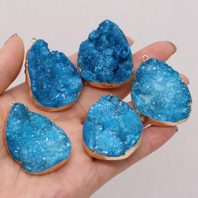 Charms 30x45mm Natural Stone Agate Blue Crystal Tooth Drop Shape Pendant Jewelry For Making DIY Necklace Accessories Exquisite Gifts, Bronze;silver
Charms 30x45mm Natural Stone Agate Blue Crystal Tooth Drop Shape Pendant Jewelry For Making DIY Necklace Accessories Exquisite Gifts, Bronze;silver