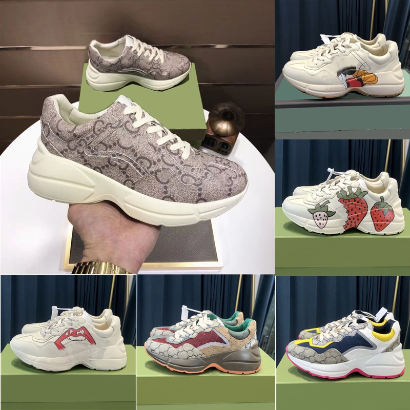 Designer Sneakers Rhyton Casual Shoes Leather Thick Soled Mens Women Dad Sneaker Vintage Chaussures Lace-UP Increase Platform Leisure Flat Shoe With Box, If you want more color pls contact us
Designer Sneakers Rhyton Casual Shoes Leather Thick Soled Mens Women Dad Sneaker Vintage Chaussures Lace-UP Increase Platform Leisure Flat Shoe With Box, If you want more color pls contact us