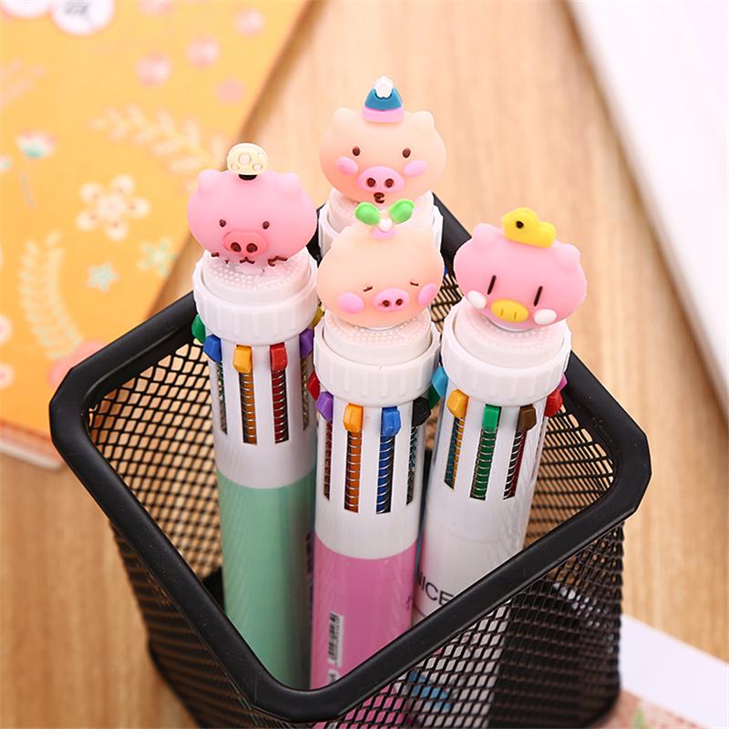 Colors Cute Animal Cartoon Ballpoint Pen School Office Supply Stationery Papelaria Escolar Multicolored Pens Colorful Refill, Blue;orange
Colors Cute Animal Cartoon Ballpoint Pen School Office Supply Stationery Papelaria Escolar Multicolored Pens Colorful Refill, Blue;orange