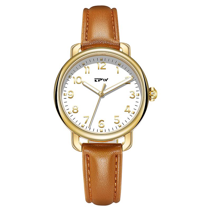 Wristwatches Easy Reader Women Watches Leather Strap 3ATM Waterproof Luminous Hands Elegant Simple Dial, Brown
Wristwatches Easy Reader Women Watches Leather Strap 3ATM Waterproof Luminous Hands Elegant Simple Dial, Brown