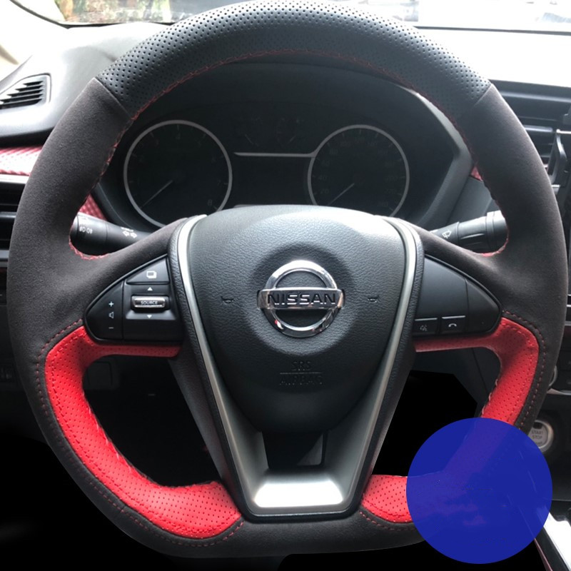 For Nissan New Bluebird Sylphy TEANA X-TRAIL QASHQAI TIIDA Kicks Murano PATROL DIY custom leather suede car interior steering wheel cover
For Nissan New Bluebird Sylphy TEANA X-TRAIL QASHQAI TIIDA Kicks Murano PATROL DIY custom leather suede car interior steering wheel cover