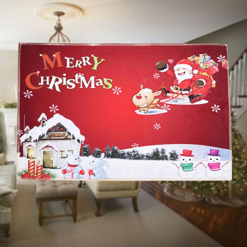 Carpets Non-skid Rug Christmas Theme Carpet Floor Door Mat For Kitchen Bathroom Home Decoration
Carpets Non-skid Rug Christmas Theme Carpet Floor Door Mat For Kitchen Bathroom Home Decoration